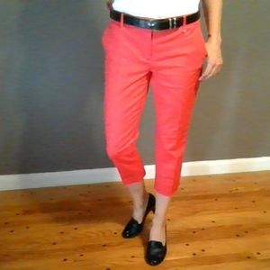 Willi Smith bright pink ankle slacks